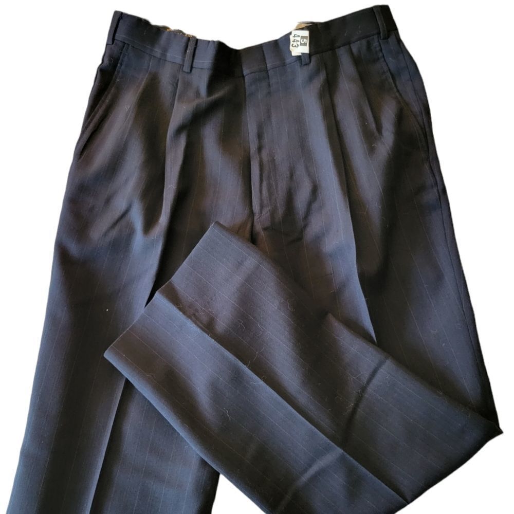 𝅺Tailors Row Worsted Wool Trousers, men 33 X 28